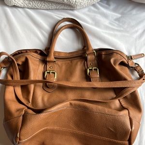 Merona Tan Faux Leather Bag